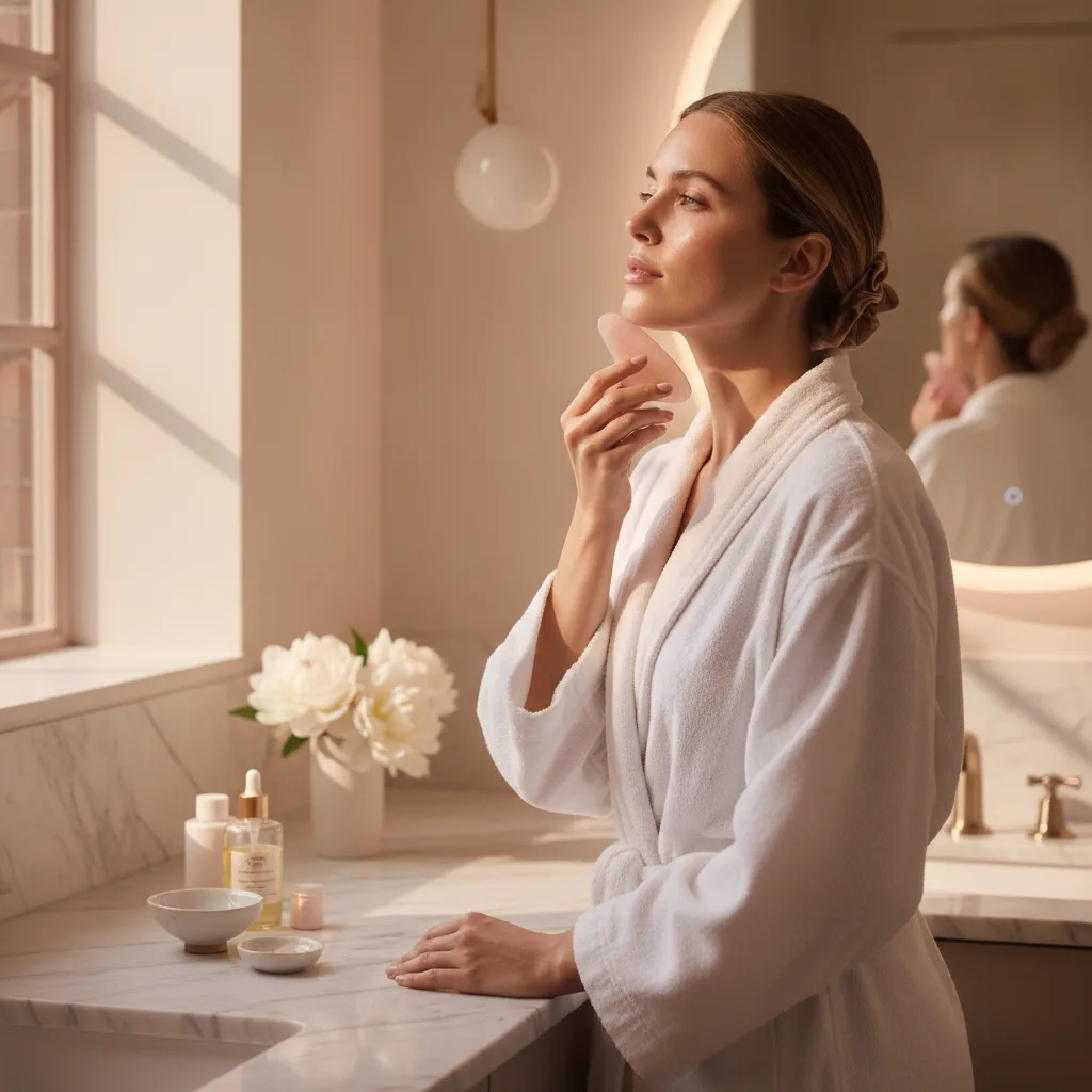 Serene morning ritual